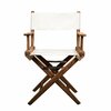 Whitecap Teak Newport Director's Chair with Natural Fabric Seat 60044